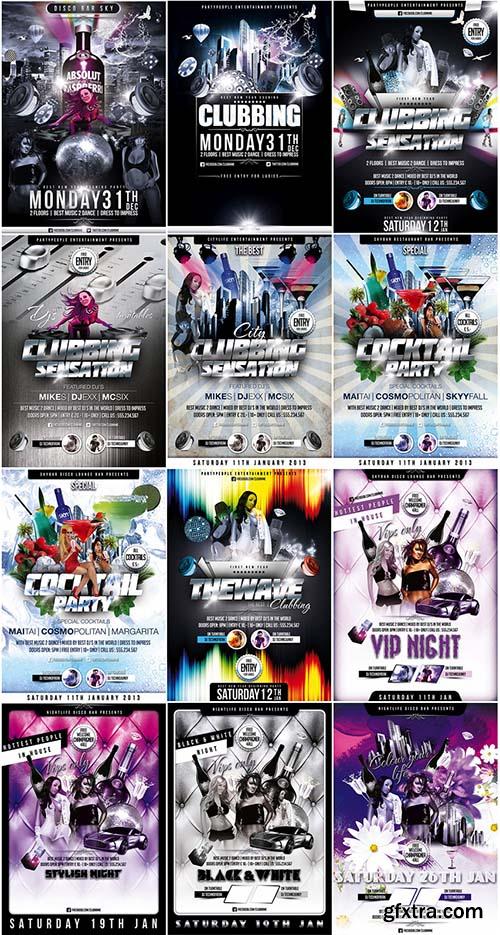Vectorcity 30 Premium Quality Party/Event PSD Flyer Templates