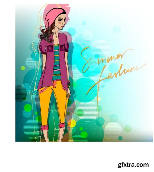 Amazing SS - Model fashion, 25xEPS