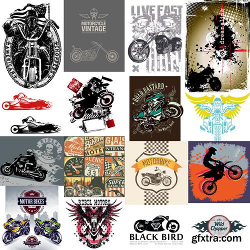 Motorcycle Collection - 25 Vector