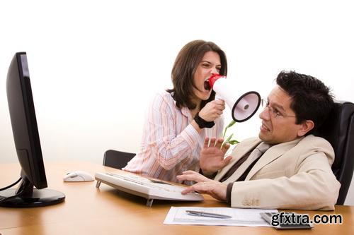 Amazing SS - Business team with megaphone 2, 25xJPGs