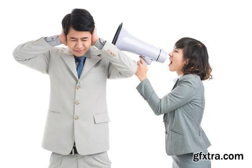 Amazing SS - Business team with megaphone 2, 25xJPGs