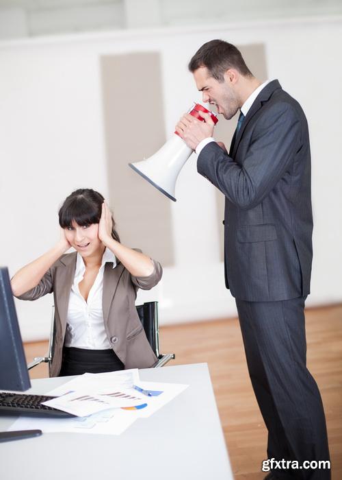 Amazing SS - Business team with megaphone 2, 25xJPGs