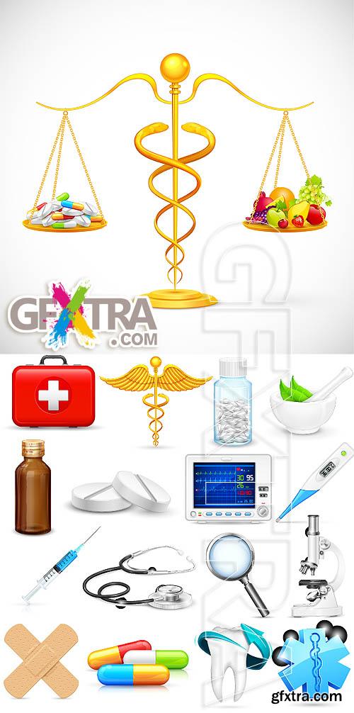 Stock vector - Medical objects
