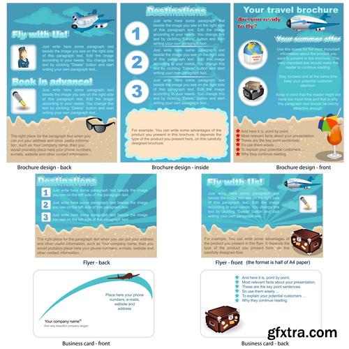 Amazing SS - Travel brochure, 25xEPS