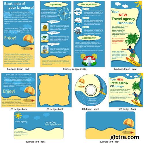 Amazing SS - Travel brochure, 25xEPS