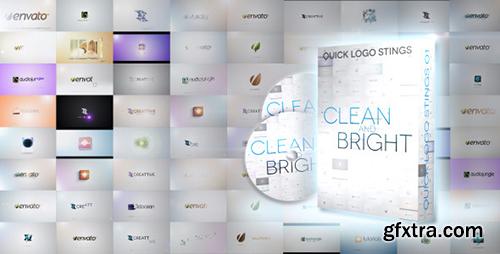 Videohive Quick Logo Sting Pack 01: Clean & Bright 4028443 (Bonus 2 Lowerthird)