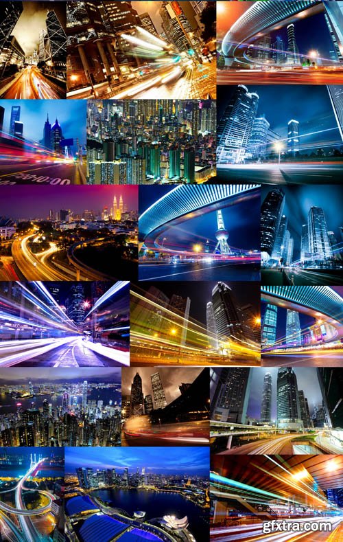 Night City Lights - 25 JPEG