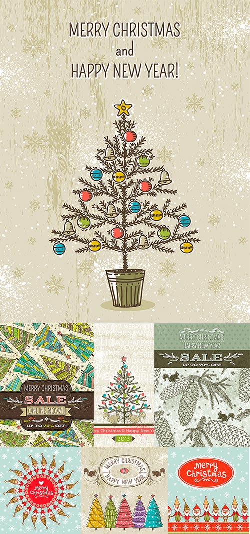 Vintage christmas tree