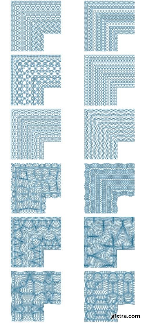 SecuritySoft GLH001 Decorative Grids, Borders and Rosettes