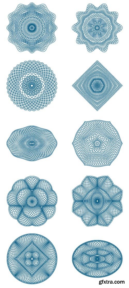 SecuritySoft GLH001 Decorative Grids, Borders and Rosettes