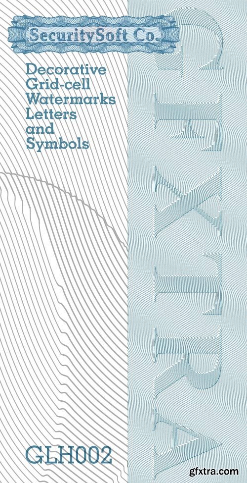 SecuritySoft GLH002 Decorative Grid-cell, Watermarks and Symbols
