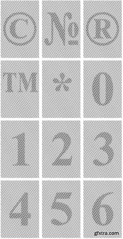 SecuritySoft GLH003 Decorative Grid-cell, Watermarks and Symbols