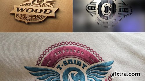 Photorealistic Logo Mock-Ups Vol.3