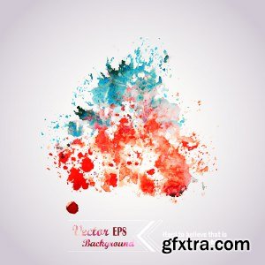 Abstract Hand Drawn Watercolor Stock Images Vectors and Illustrations Pack