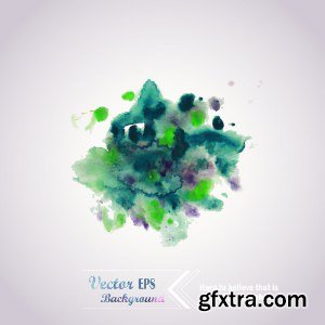Abstract Hand Drawn Watercolor Stock Images Vectors and Illustrations Pack