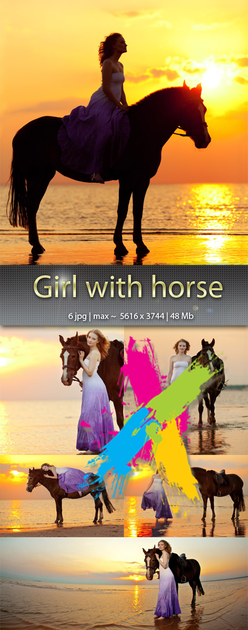 Girl with horse