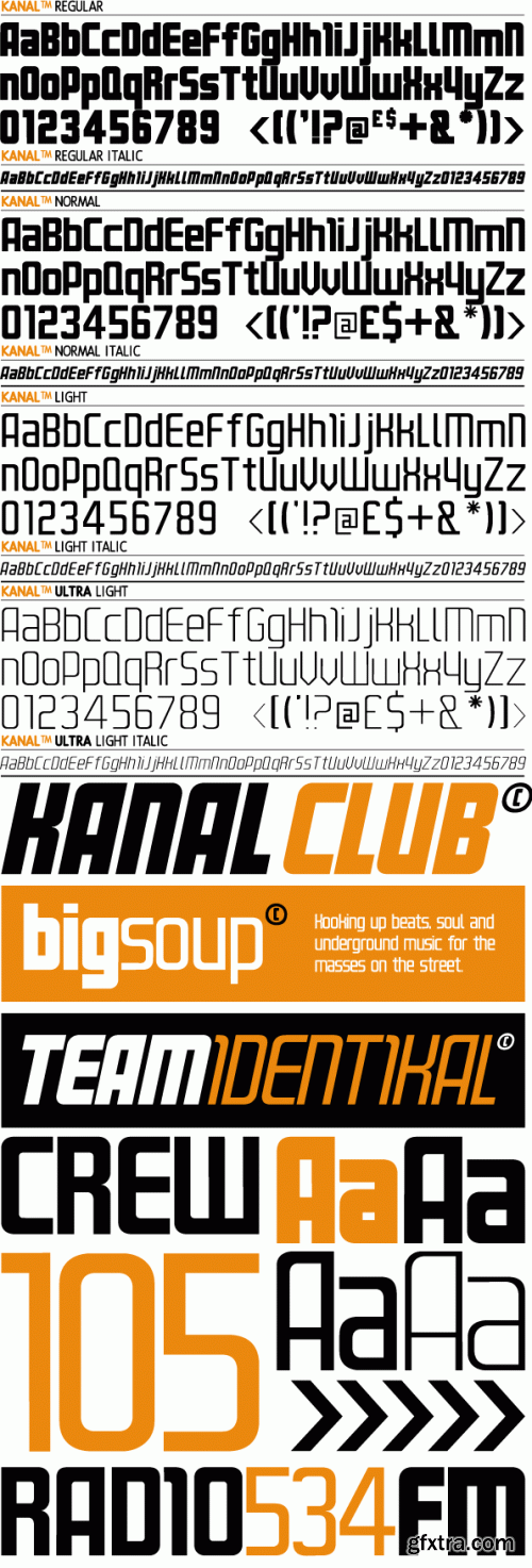 IDENTIKAL FOUNDARY - 68 Commercial Font Families €2499