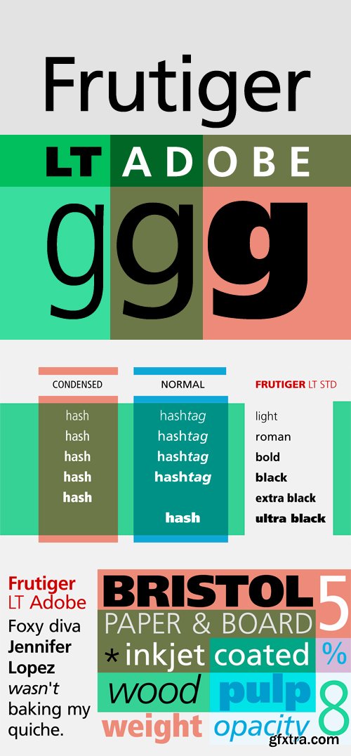 Frutiger Font Family (by Adobe) - 14 Fonts for $325