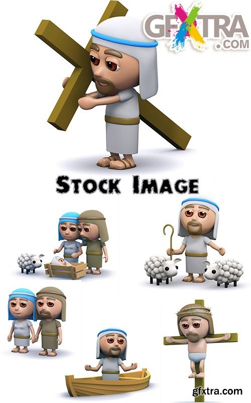 3d render of Jesus - 6 HQ Jpg