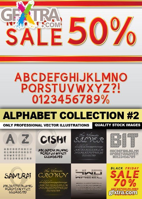 Alphabet Collection #2 - 25 Vector