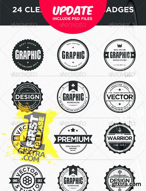 24 Clean and Modern Badges
