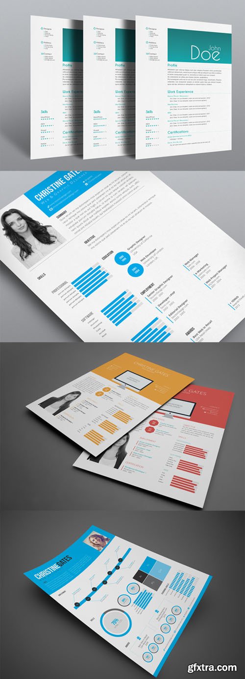 CV Resume Templates - InDesign