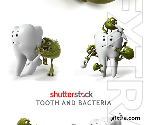 Tooth and Bacteria - 24xJPG