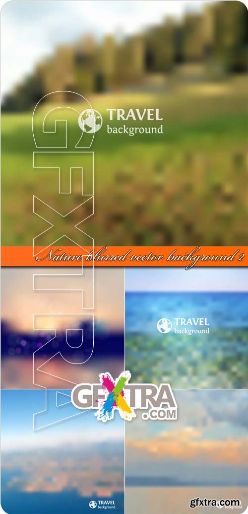 Nature blurred vector background 2