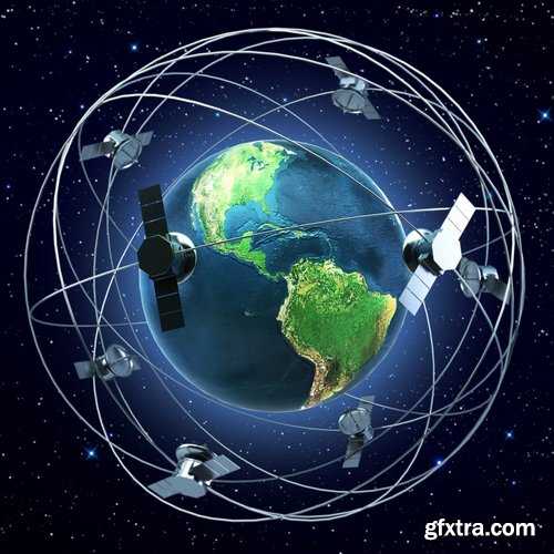 Space satellite, astronaut, planets - 25 HQ Jpg