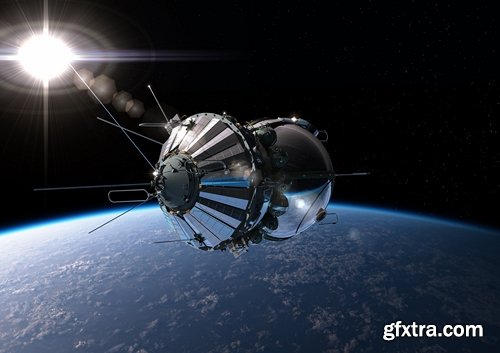 Space satellite, astronaut, planets - 25 HQ Jpg