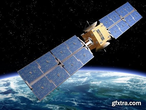 Space satellite, astronaut, planets - 25 HQ Jpg