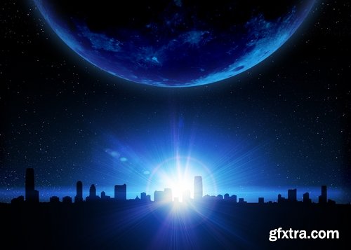 Space satellite, astronaut, planets - 25 HQ Jpg
