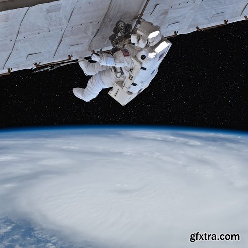 Space satellite, astronaut, planets - 25 HQ Jpg