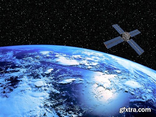 Space satellite, astronaut, planets - 25 HQ Jpg