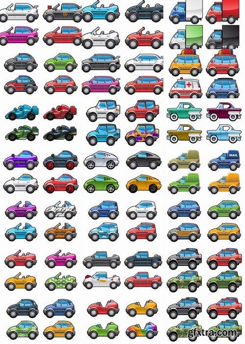 Collection of different cars - 25 Eps