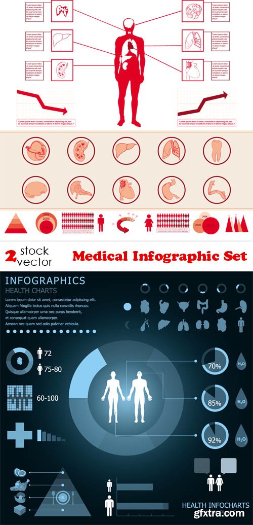 Vectors - Medical Infographic Set