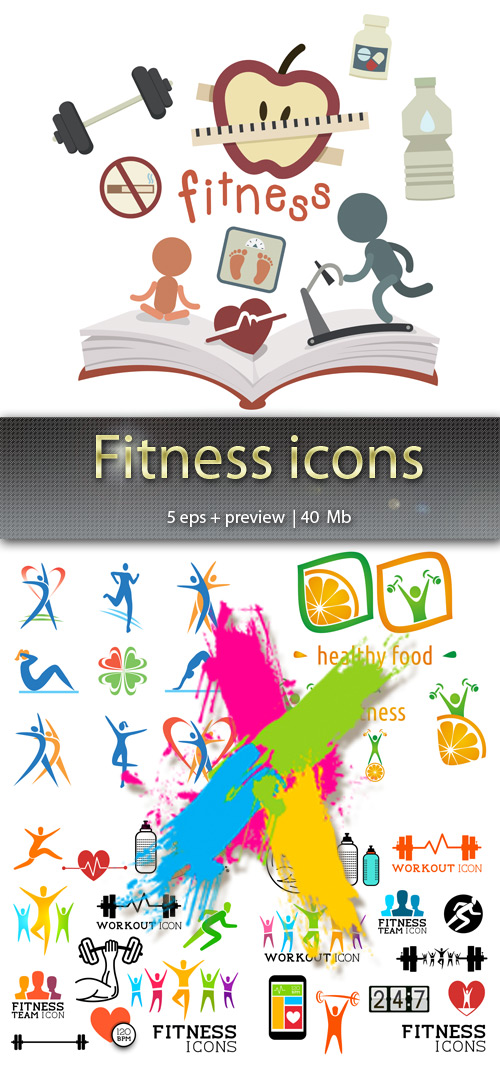 Fitness icons