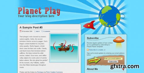 Planet Play - 21126 - TF - Blogspot Templates
