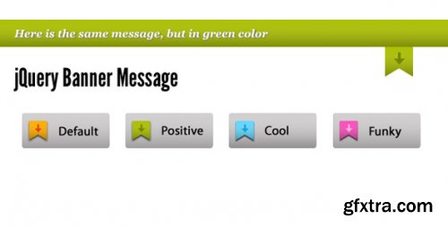CodeCanyon - jQuery Banner Message v1.0
