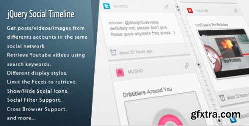 CodeCanyon - jQuery Social Timeline v1.6.7