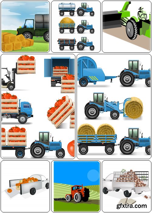 Vector Agricultural Tractor - Vector