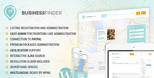 ThemeForest - Business Finder v2.6 - Directory Listing WordPress Theme