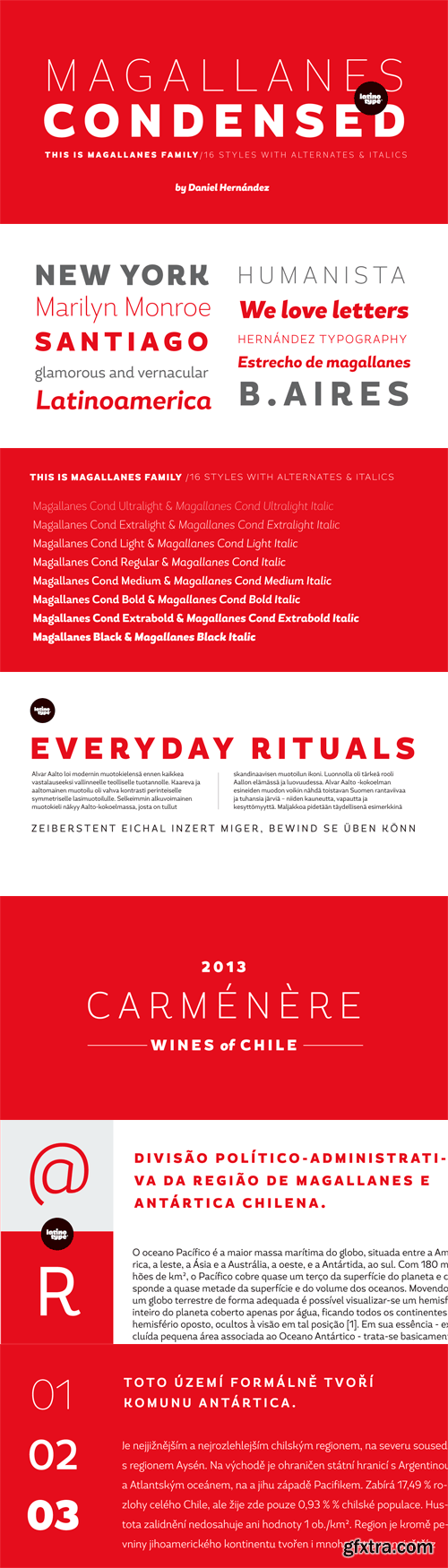 Magallanes Condensed Font Family - 16 Fonts for $299