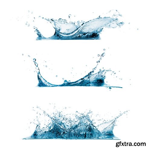 Amazing SS - Blue water splash, 22xJPG