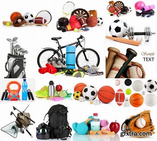 Sport Equipment isolated - 25 HQ Jpg