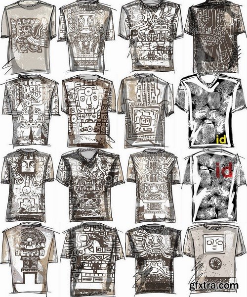 T-shirt Design elements #9 - 25 Eps