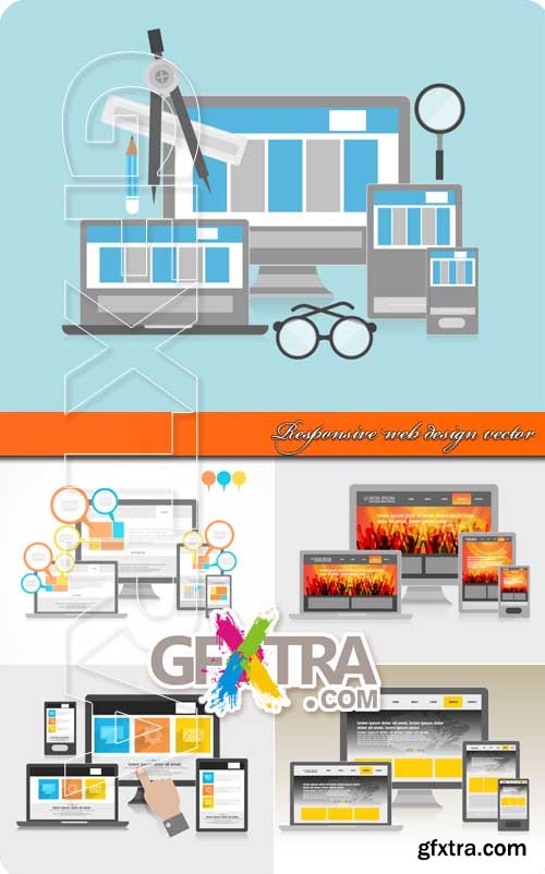 Responsive web design vector
