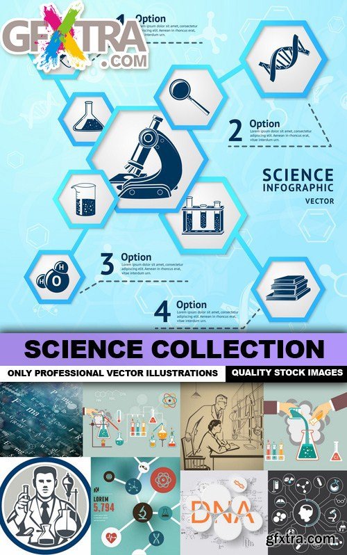 Science Collection - 25 Vector