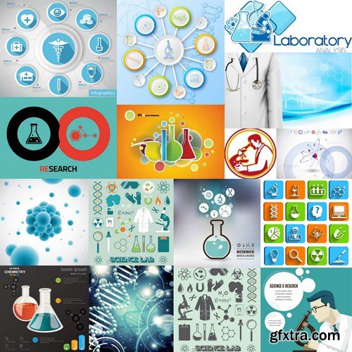 Science Collection - 25 Vector