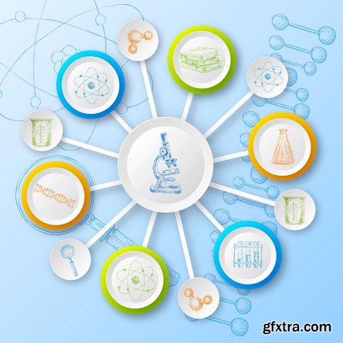 Science Collection - 25 Vector
